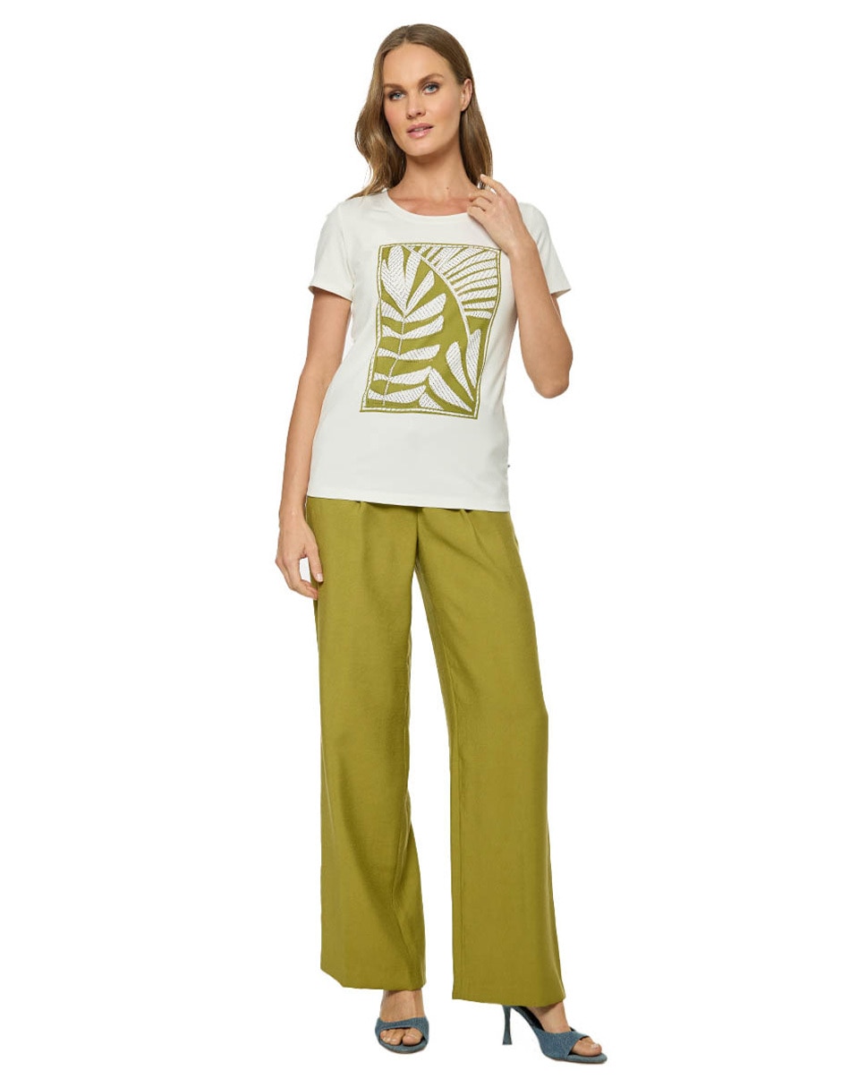 Blusa Foley's manga corta para mujer