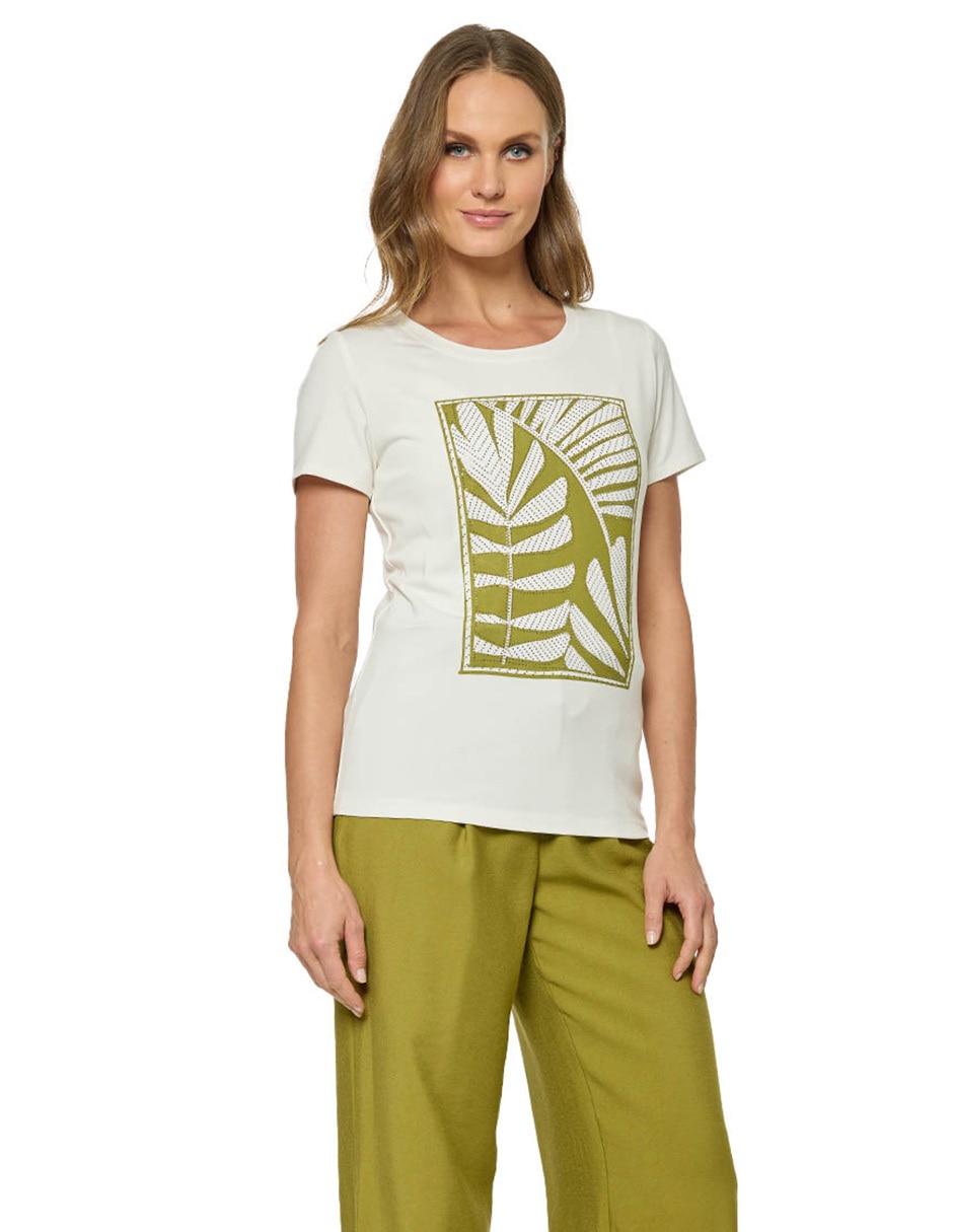 Blusa Foley's manga corta para mujer