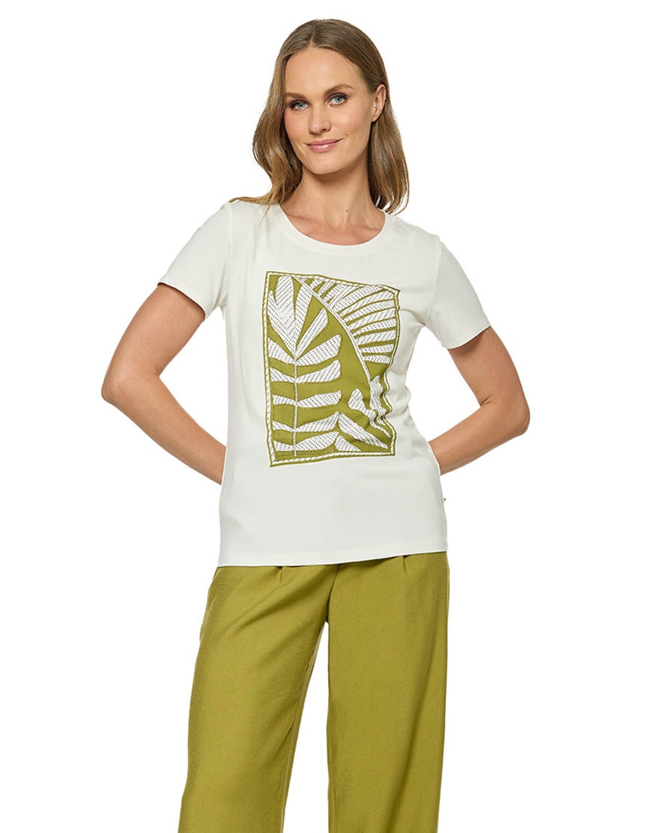 Blusa Foley's manga corta para mujer