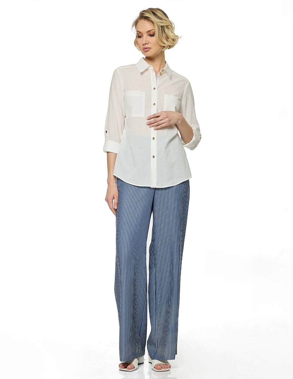 Blusa Foley's manga larga para mujer