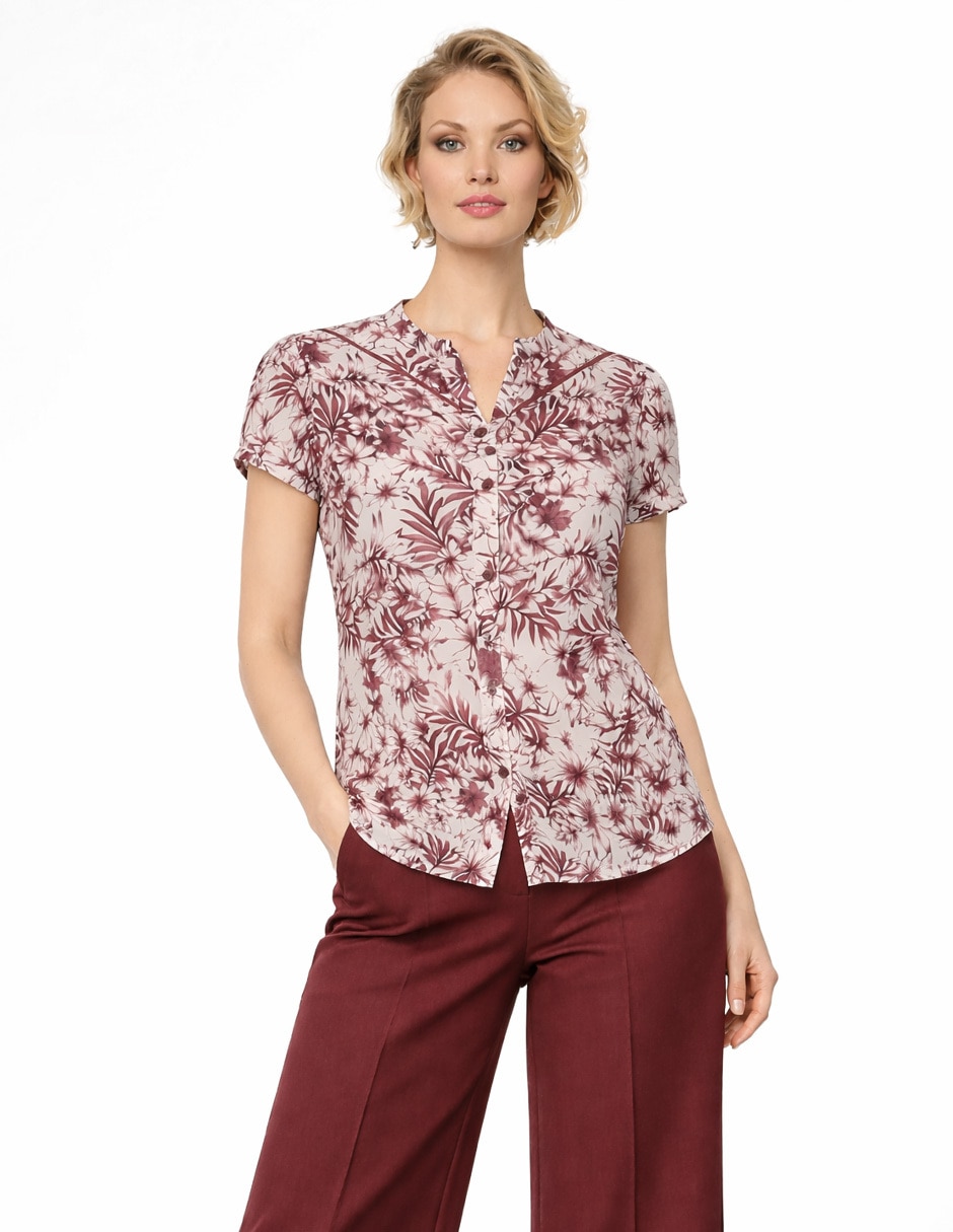 Blusa Foley's manga corta para mujer