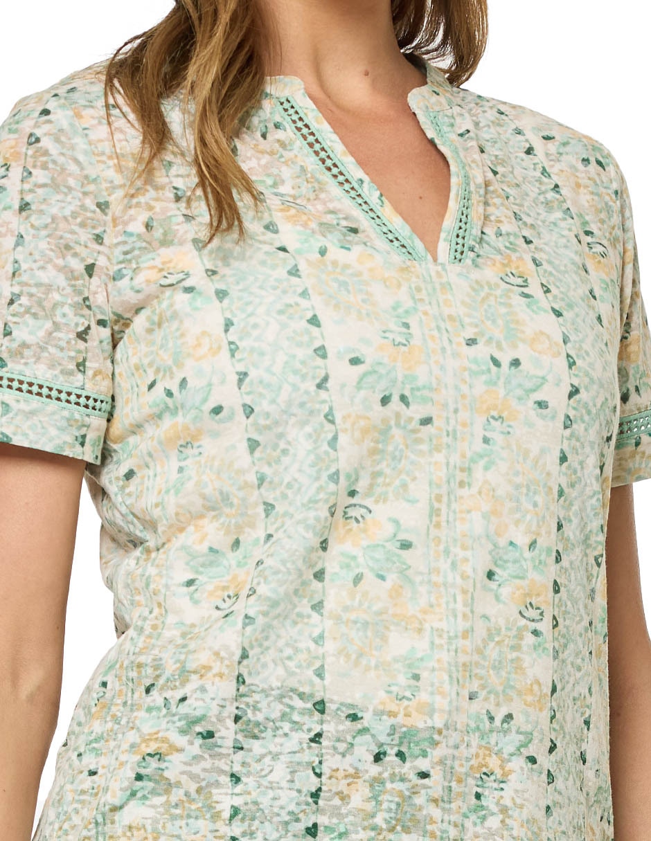 Blusa Foley's manga corta para mujer