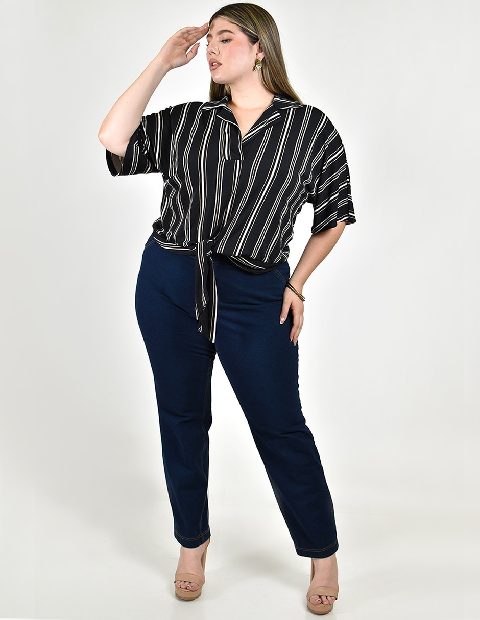 Blusa manga al codo para mujer 5