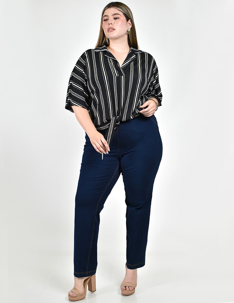 Blusa manga al codo para mujer 6