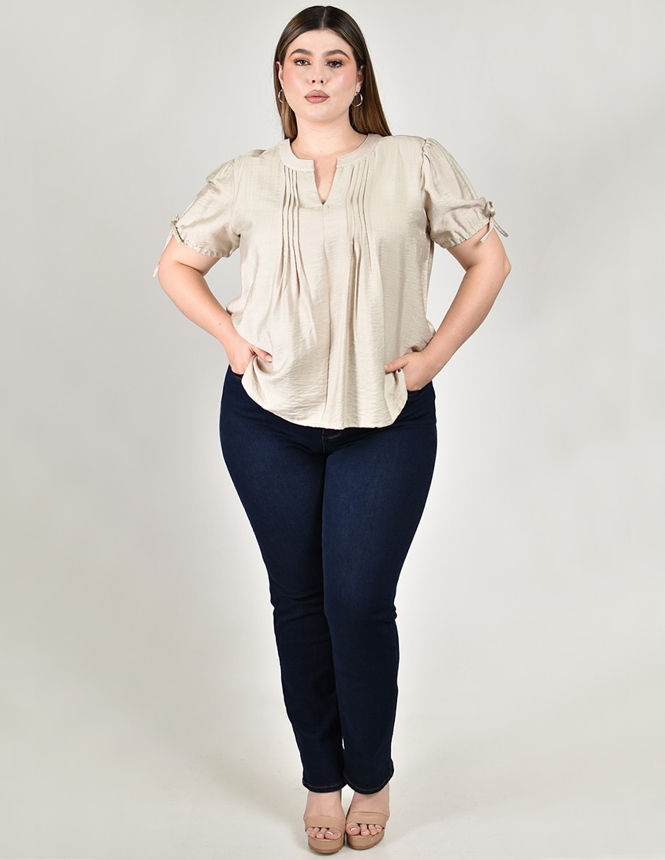 Blusa manga corta para mujer 3