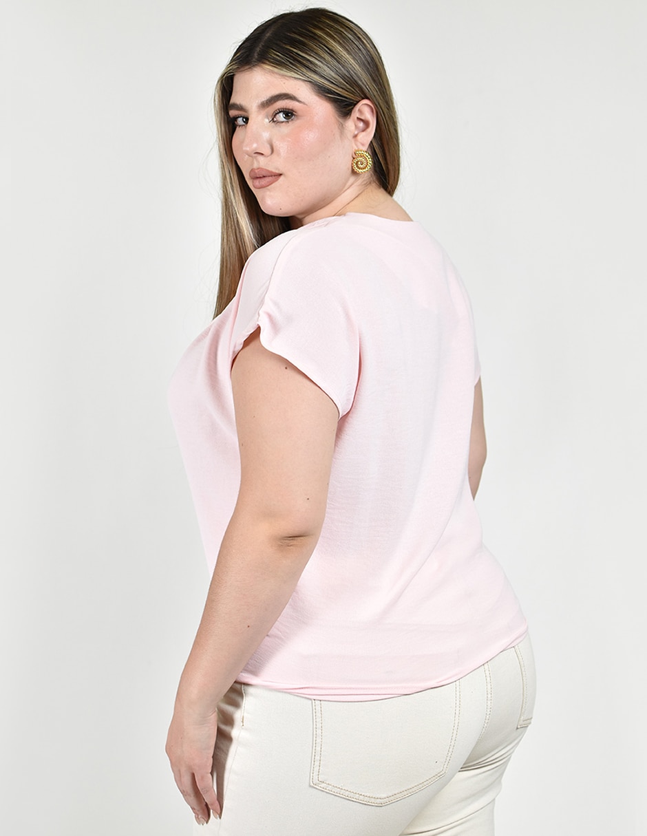 Blusa manga corta para mujer 2