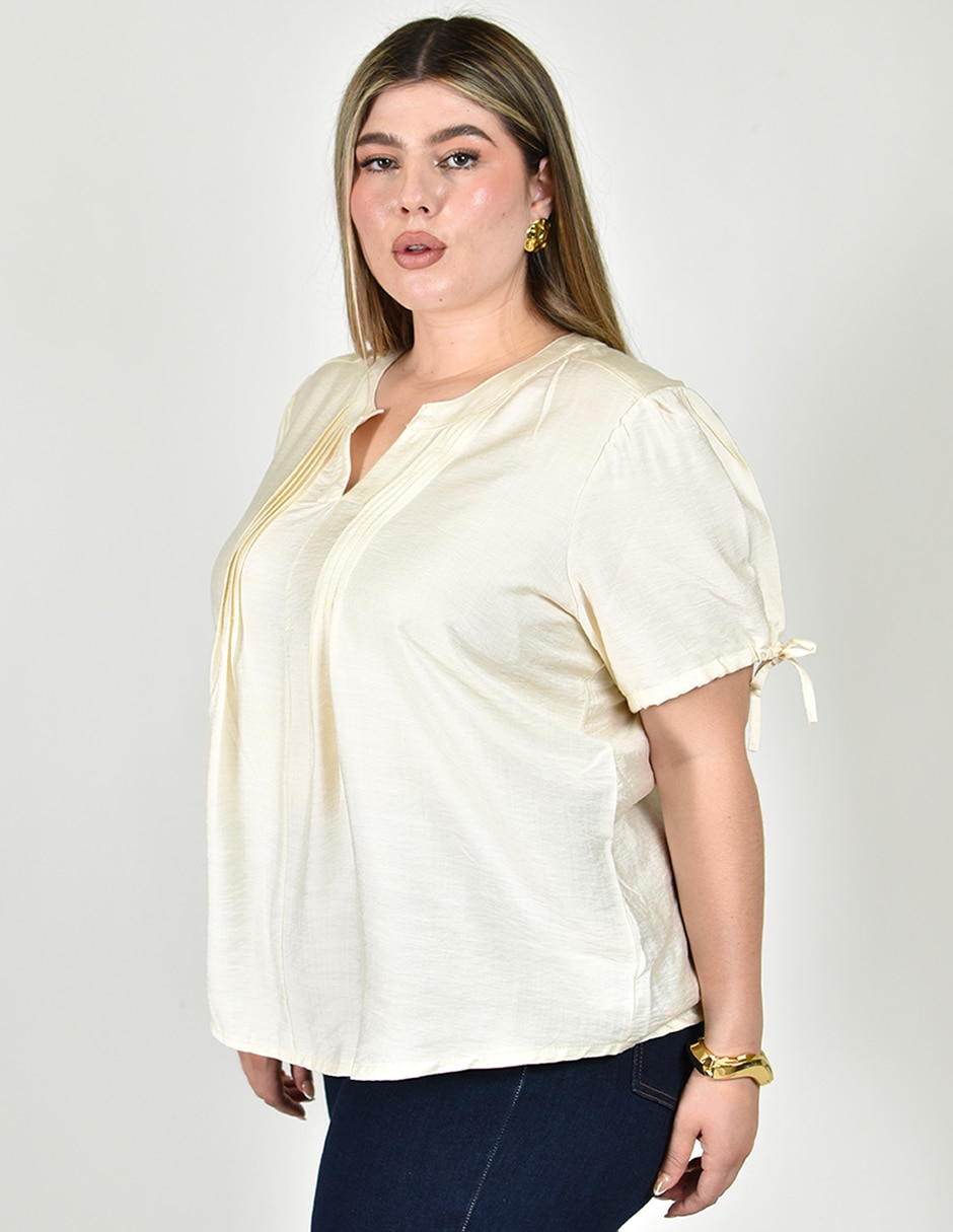 Blusa manga corta para mujer 2