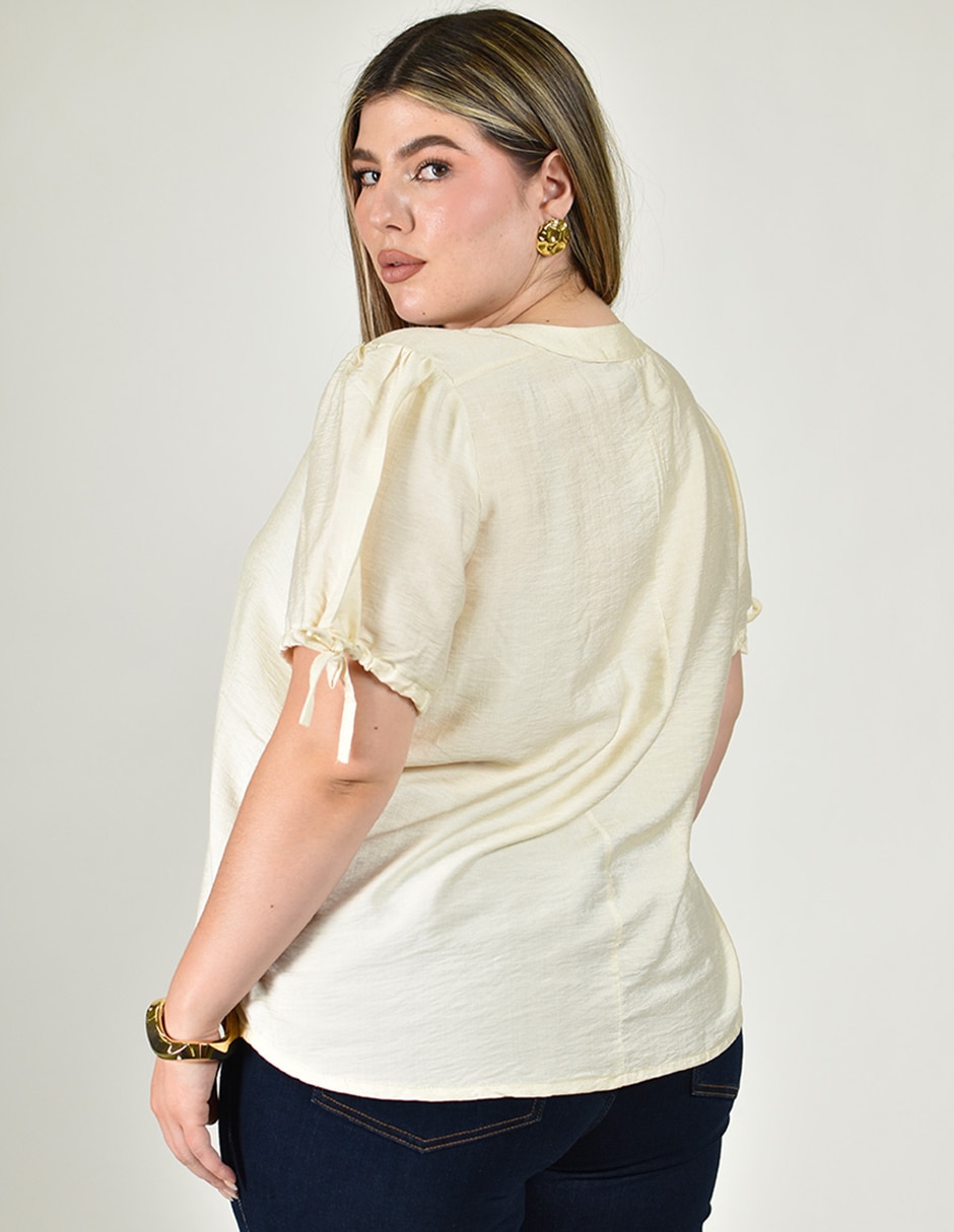Blusa manga corta para mujer 6