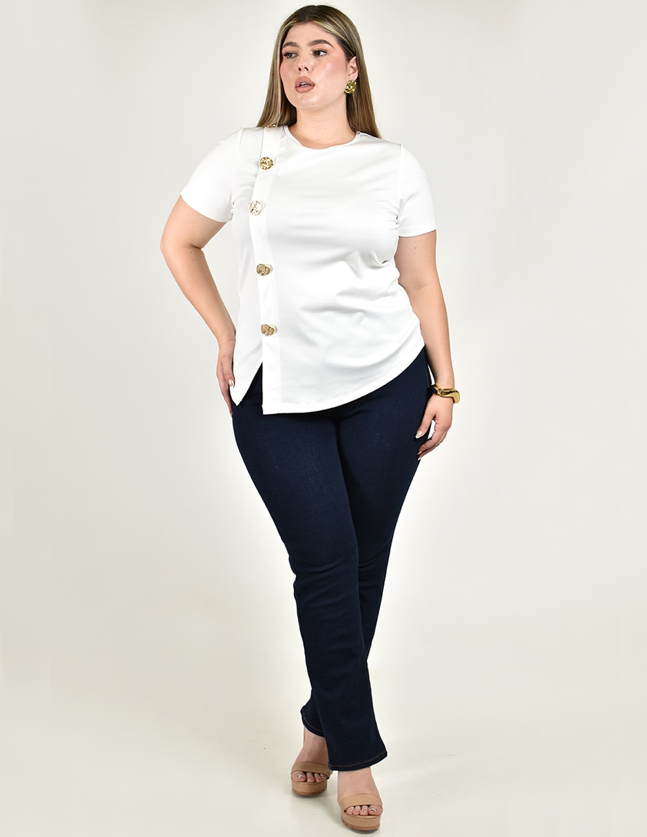 Blusa manga corta para mujer 10
