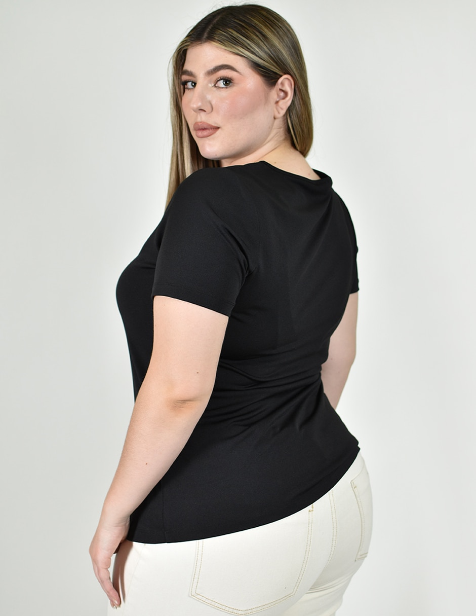Blusa manga corta para mujer 5
