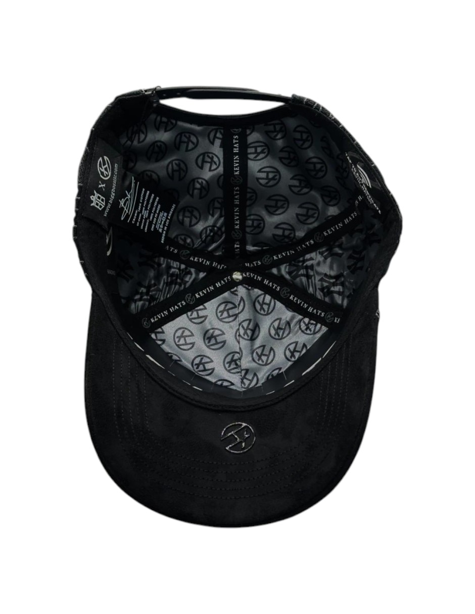 Gorra visera curva snapback casual calaveras black para hombre 4