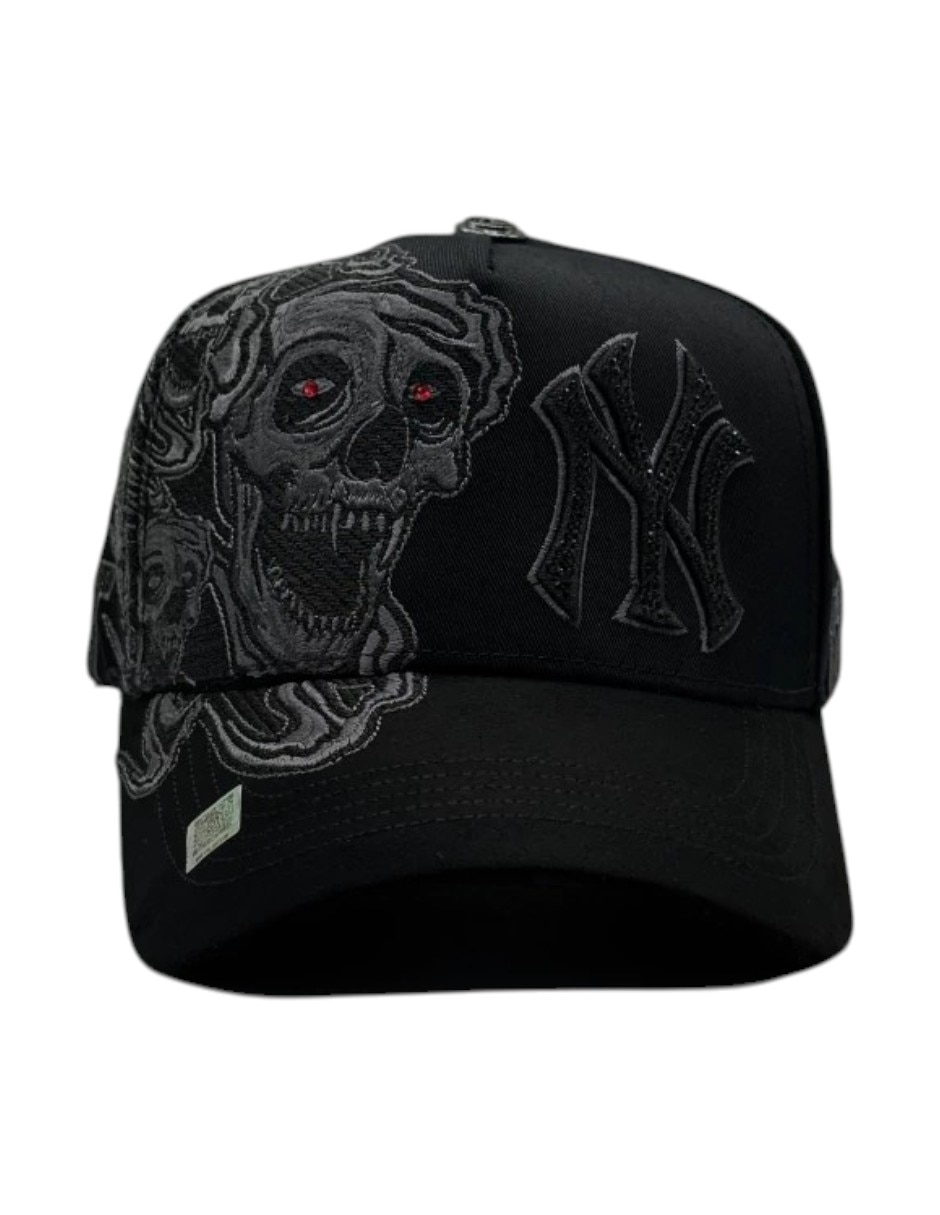 Gorra visera curva snapback casual calaveras black para hombre Gorra visera curva snapback casual calaveras black para hombre