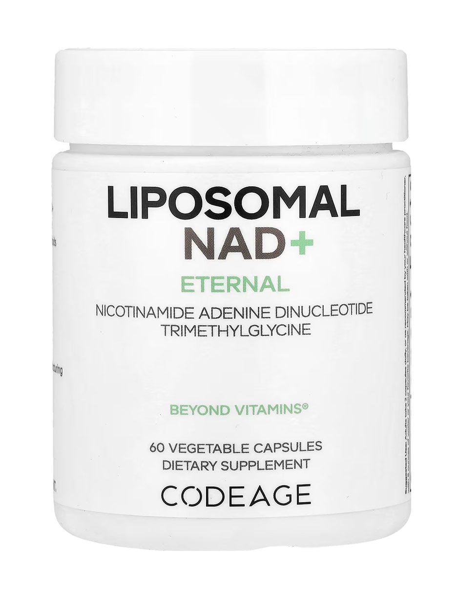 Eternal nad+ liposomal Codeage con NAD+ (Nicotinamide Adenine Dinucleotide) de 60 cápsulas