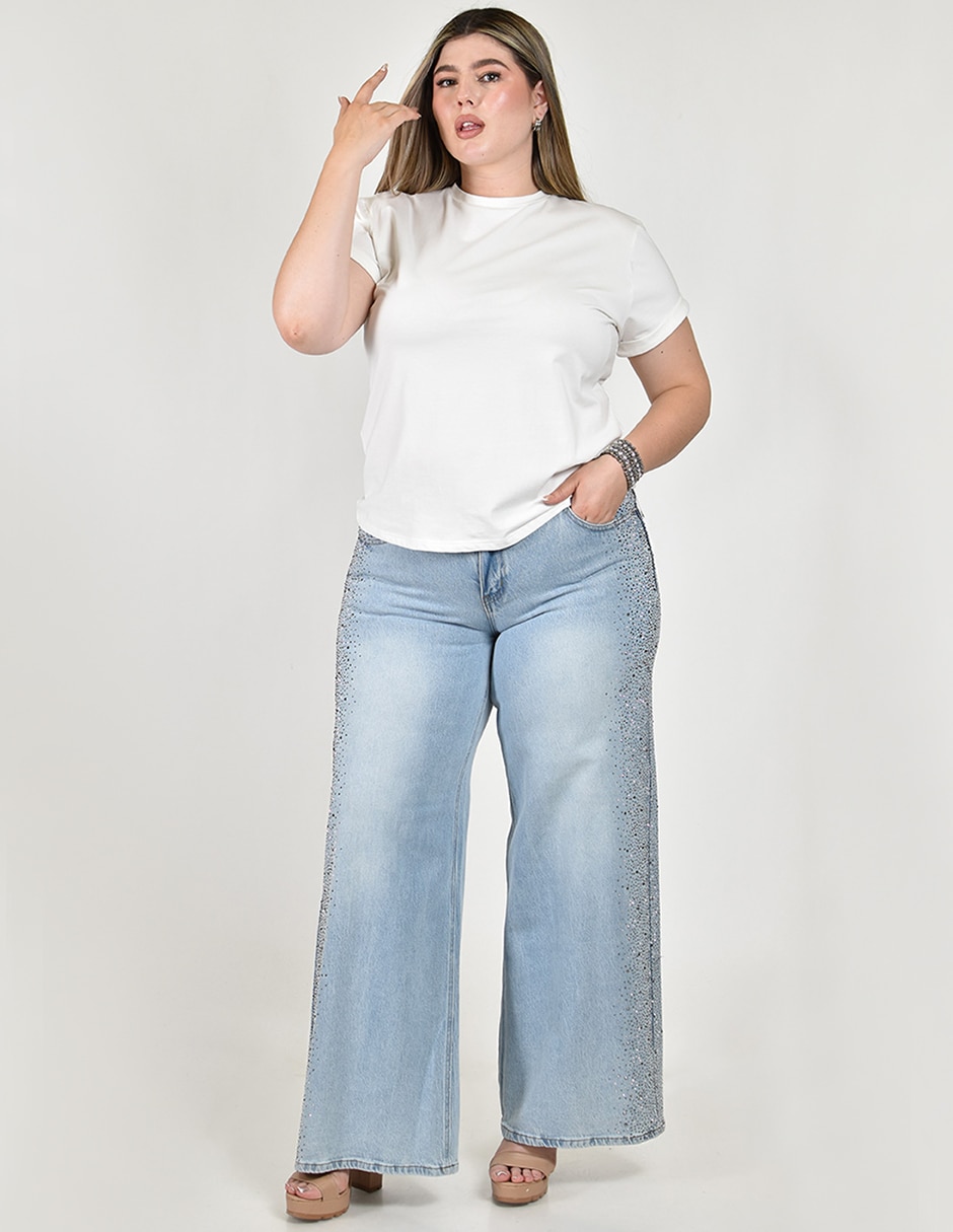 Playera manga corta cuello redondo para mujer 4