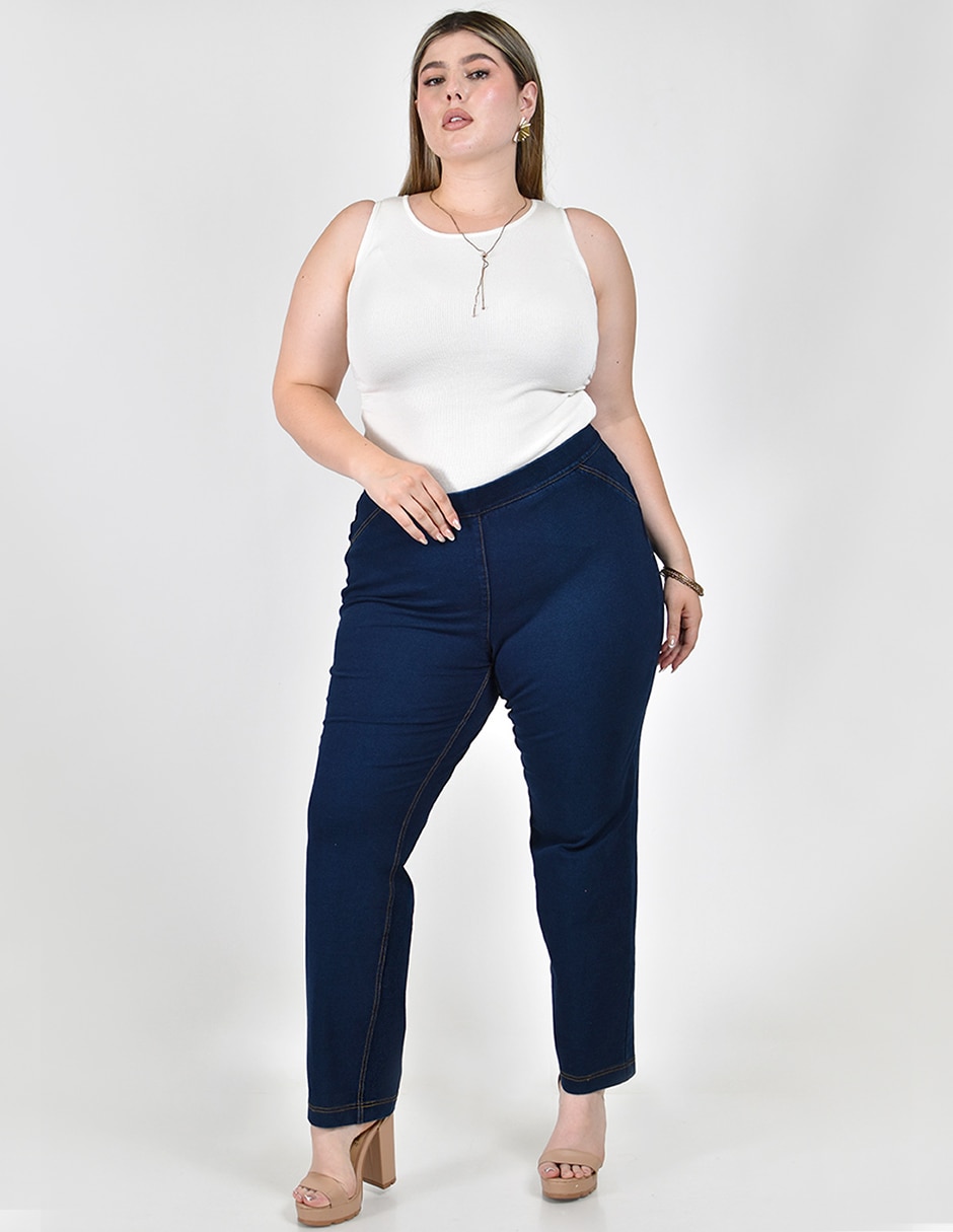 Pantal—n regular regular para mujer 3