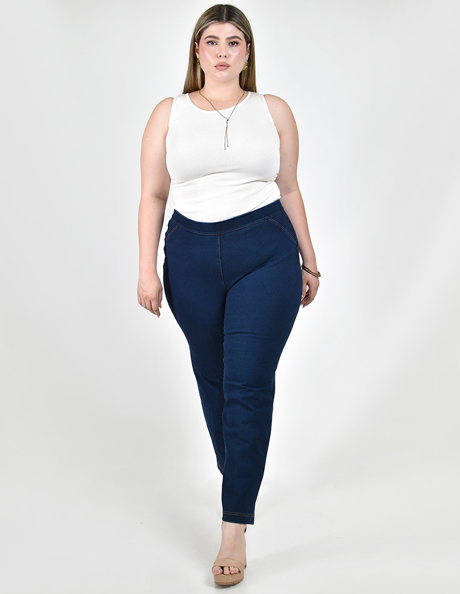 Pantal—n regular regular para mujer 4