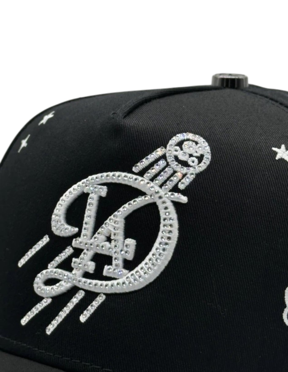 Gorra visera curva snapback casual big boss la dodgers space para hombre