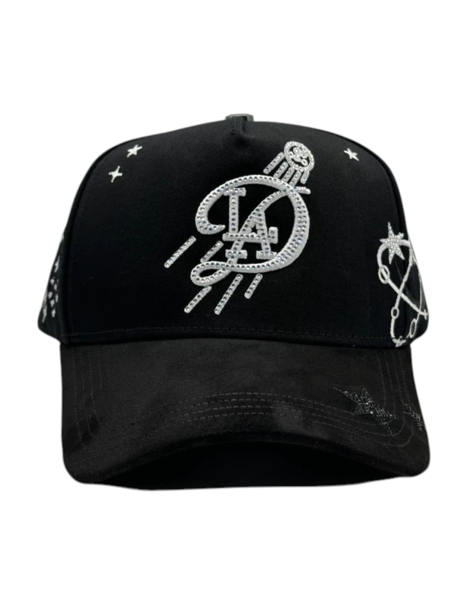Gorra visera curva snapback casual big boss la dodgers space para hombre