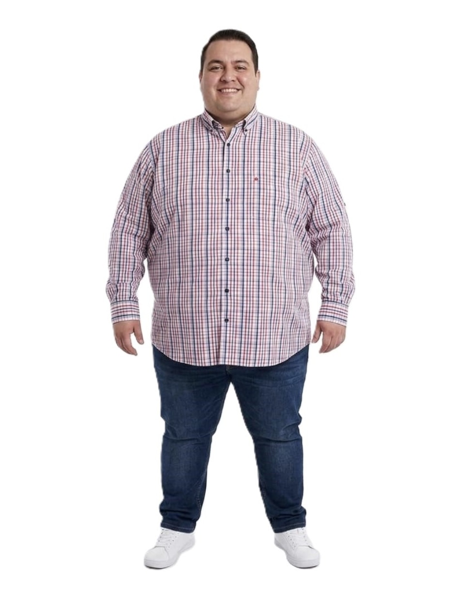 Camisa casual michel blanc de bambÏ y manga larga para hombre