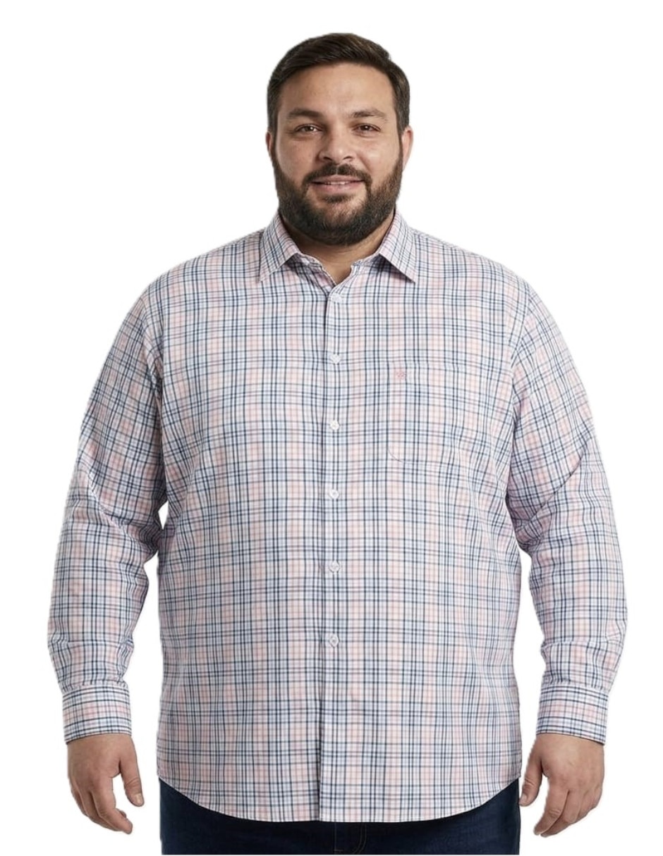 Camisa casual michel blanc de bambÏ y manga larga para hombre