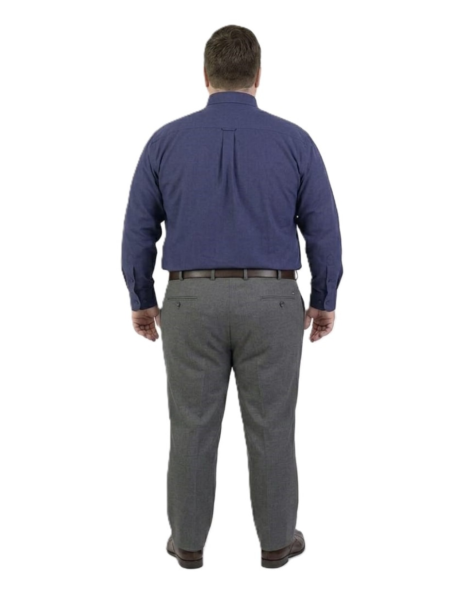 Camisa casual michel blanc manga larga para hombre
