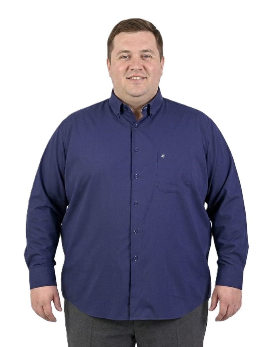 Camisa casual michel blanc manga larga para hombre