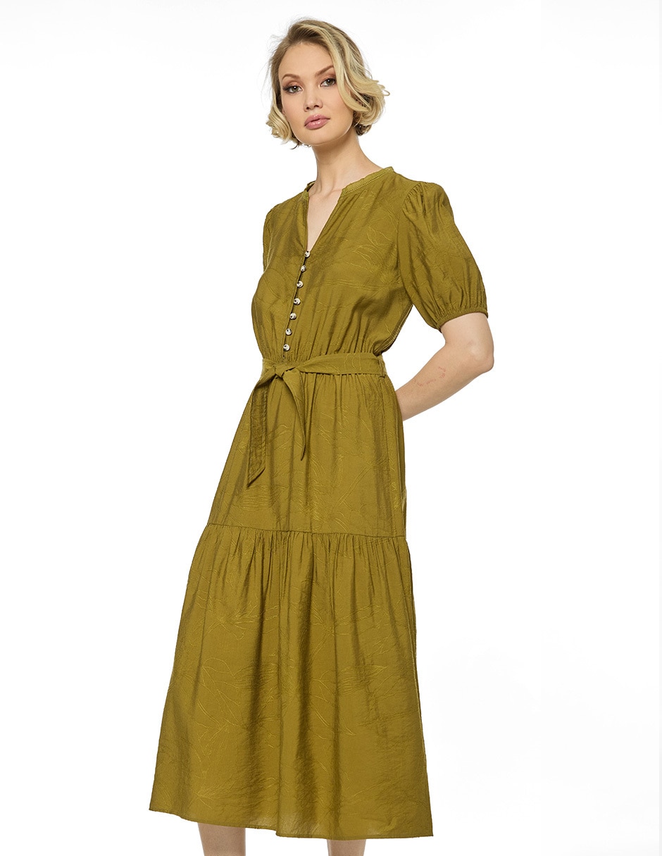 Vestido midi casual Foley's para mujer