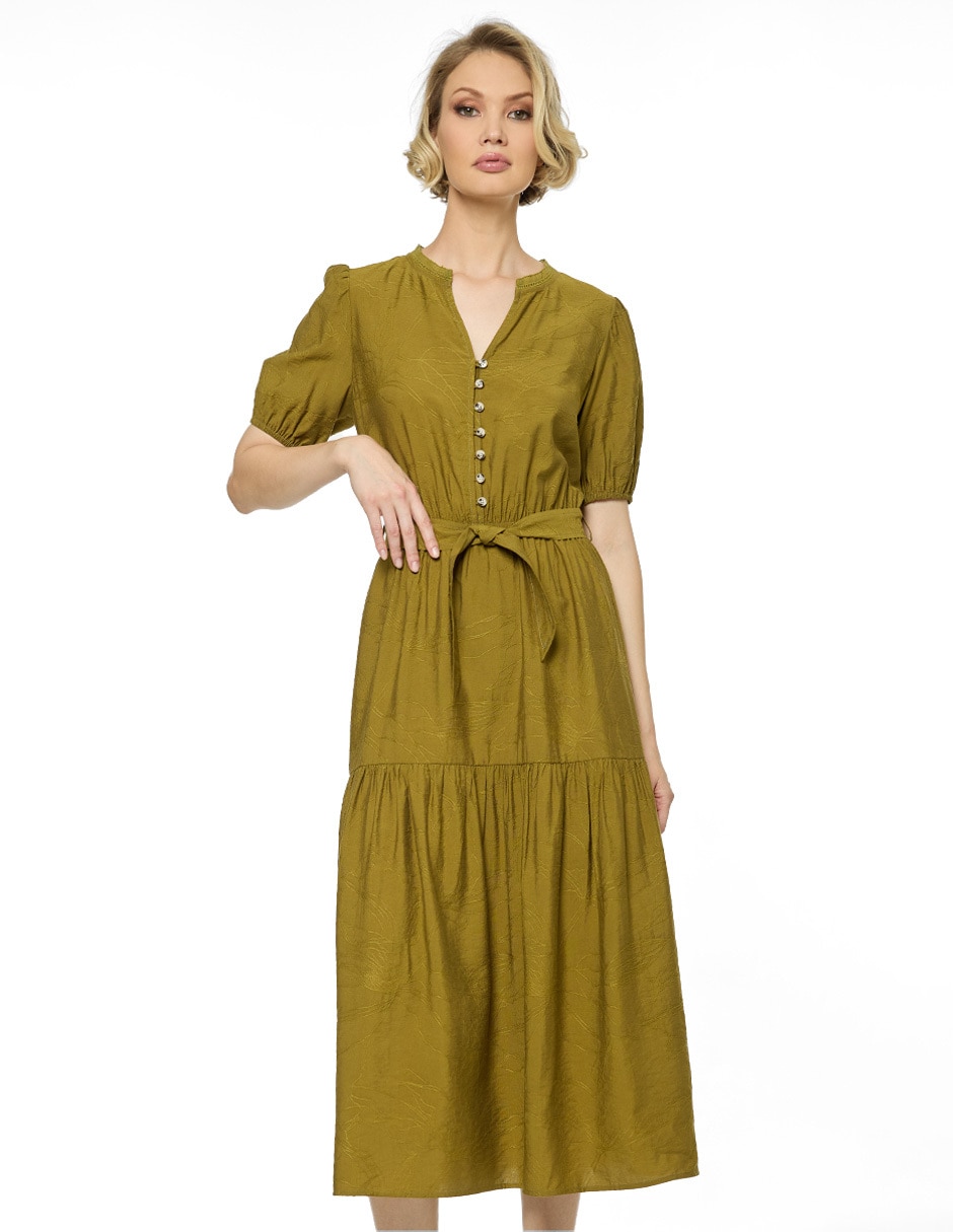 Vestido midi casual para mujer Vestido midi casual para mujer