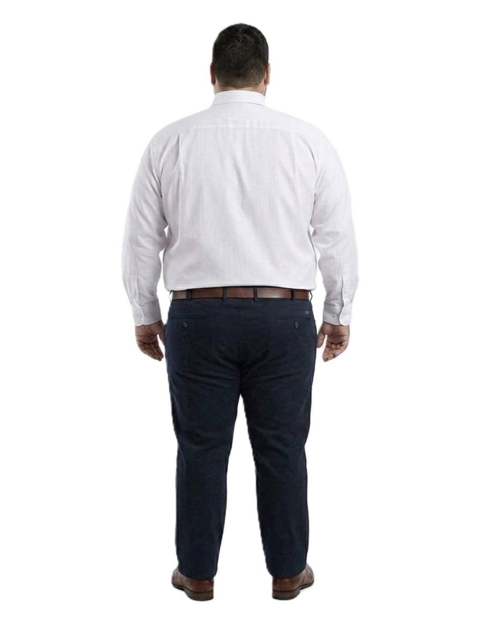 Camisa casual michel blanc manga larga para hombre