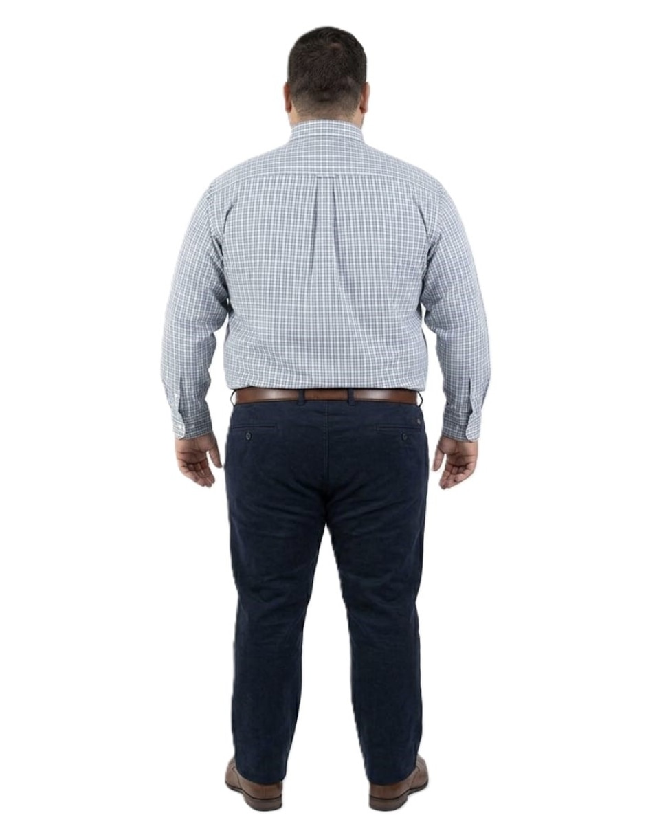 Camisa casual michel blanc de bambÏ y manga larga para hombre