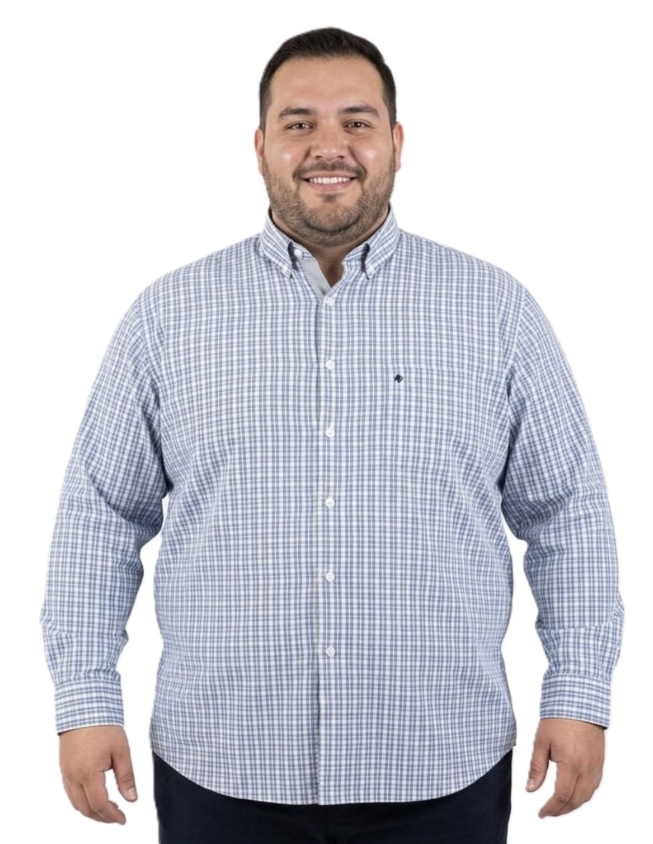 Camisa casual michel blanc de bambÏ y manga larga para hombre