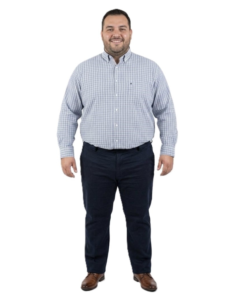 Camisa casual michel blanc de bambÏ y manga larga para hombre