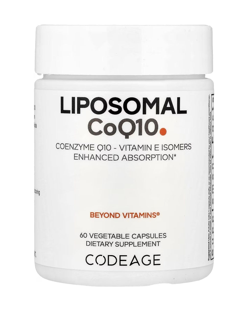 Coq10 liposomal 60 cápsulas codeage con coq10 de