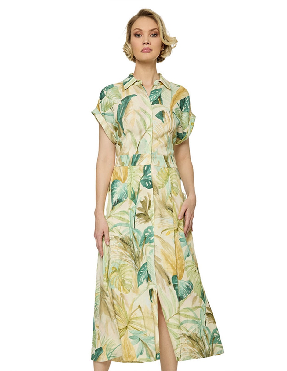 Vestido midi casual Foley's para mujer