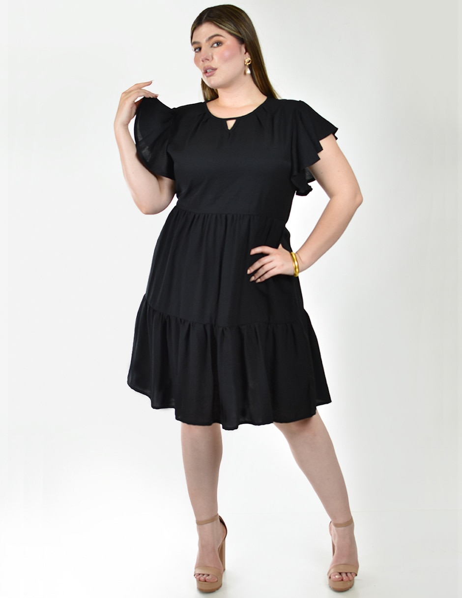 Vestido a la rodilla casual para mujer 3