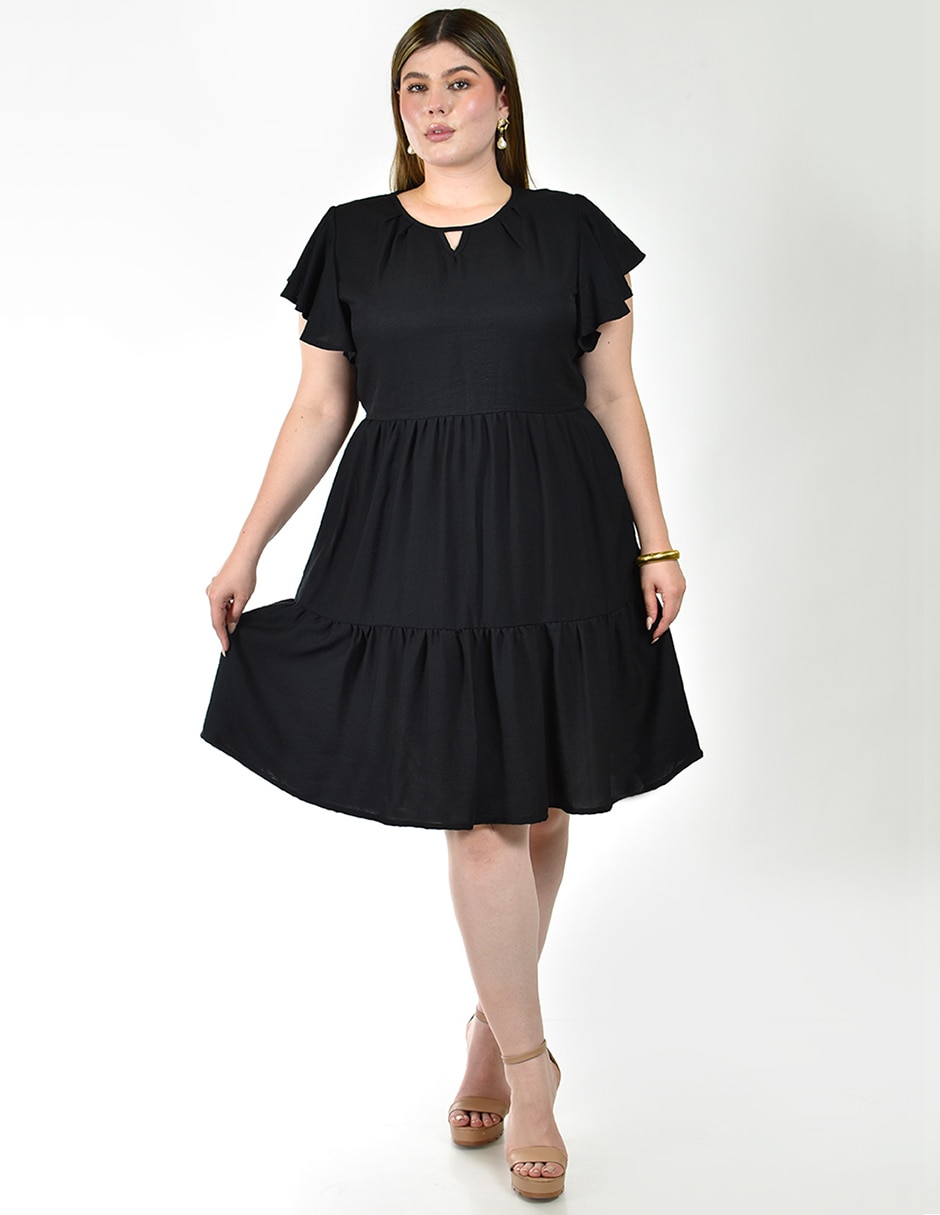 Vestido a la rodilla casual para mujer 4