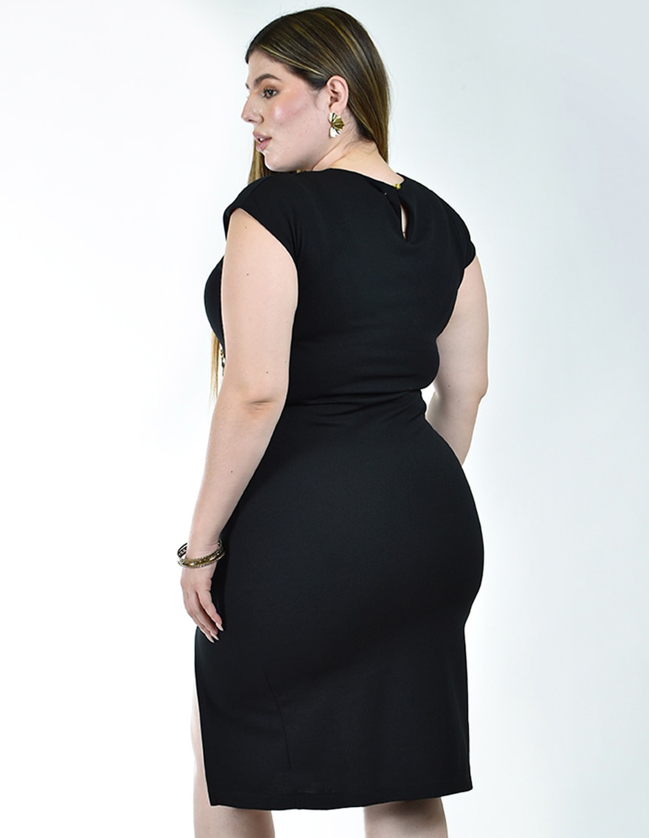 Vestido a la rodilla casual para mujer 4