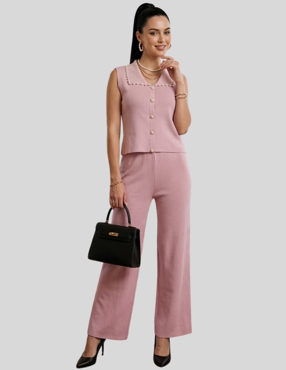 Formal conjunto 2 piezas mujer elegante para mujer