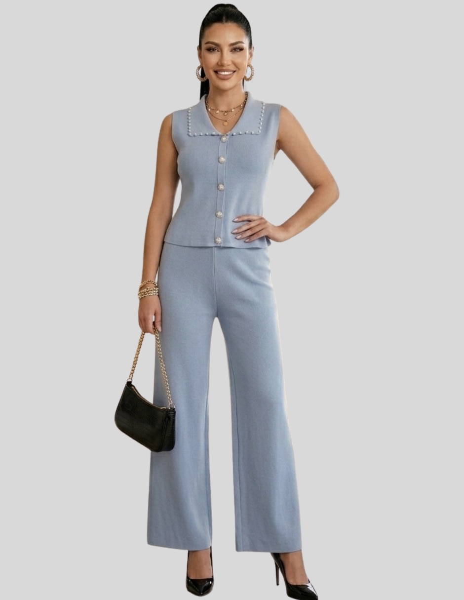 Formal conjunto 2 piezas mujer elegante para mujer 9
