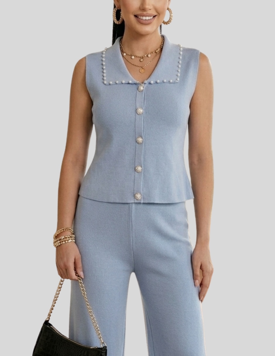 Formal conjunto 2 piezas mujer elegante para mujer 3