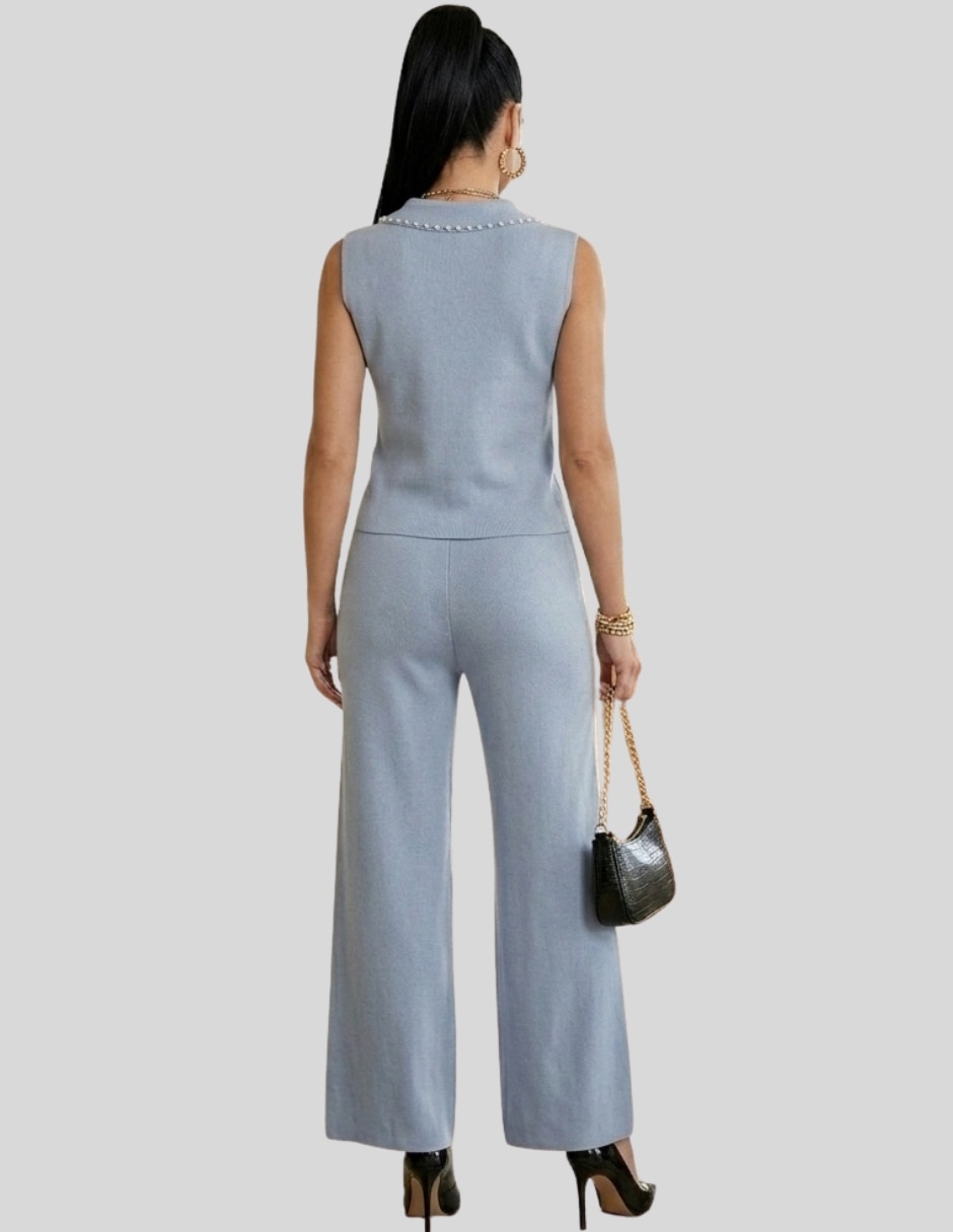 Formal conjunto 2 piezas mujer elegante para mujer 11