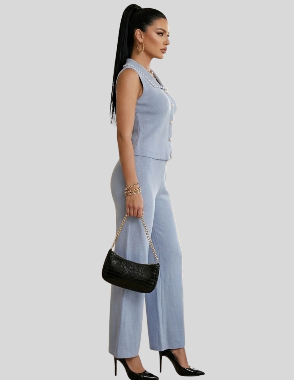Formal conjunto 2 piezas mujer elegante para mujer 6