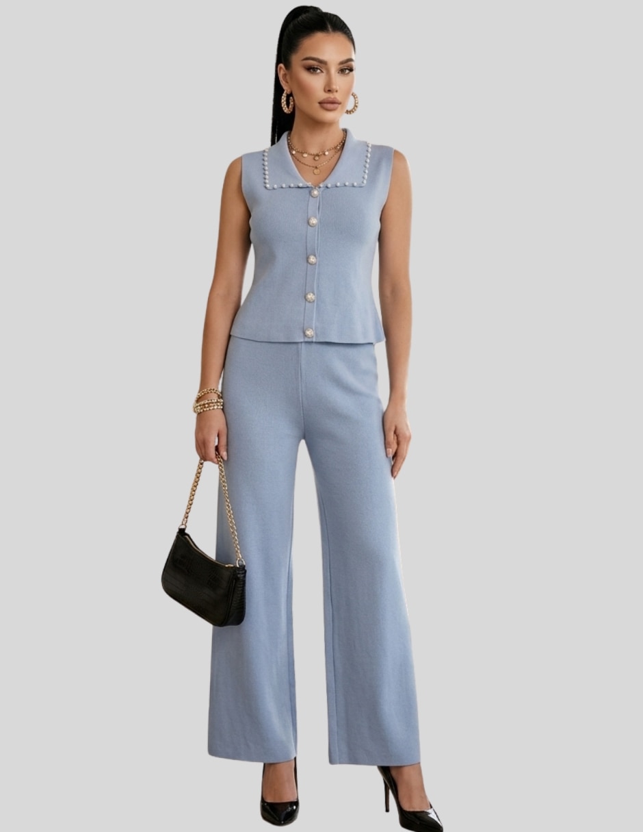 Formal conjunto 2 piezas mujer elegante para mujer 1
