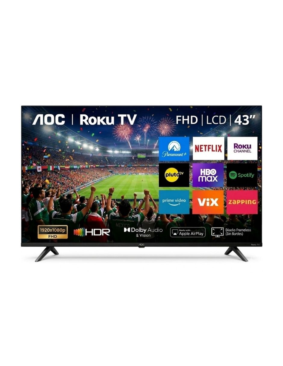 LED de Full HD 43S5045 con Roku TV No aplica con No aplica LED de Full HD 43S5045 con Roku TV No aplica con No aplica