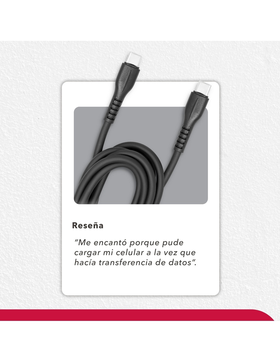 Cable usb c solidex a tipo usb c de 1.5 m