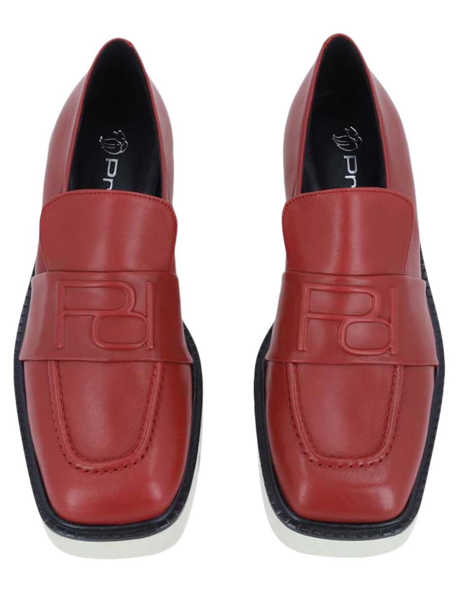 Mocasin Prada de piel para mujer