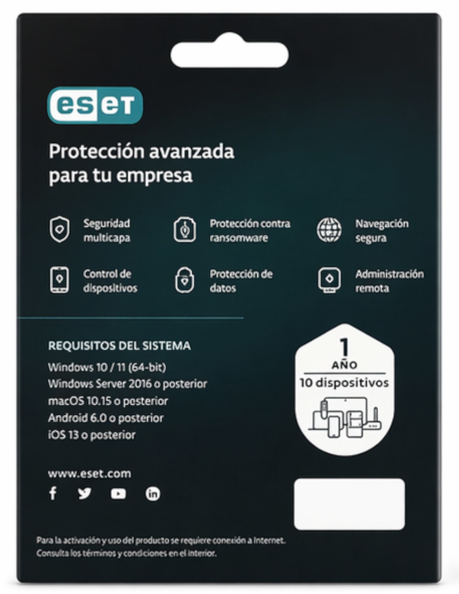 Licencia de software antivirus antivirus para 10 usuarios 2