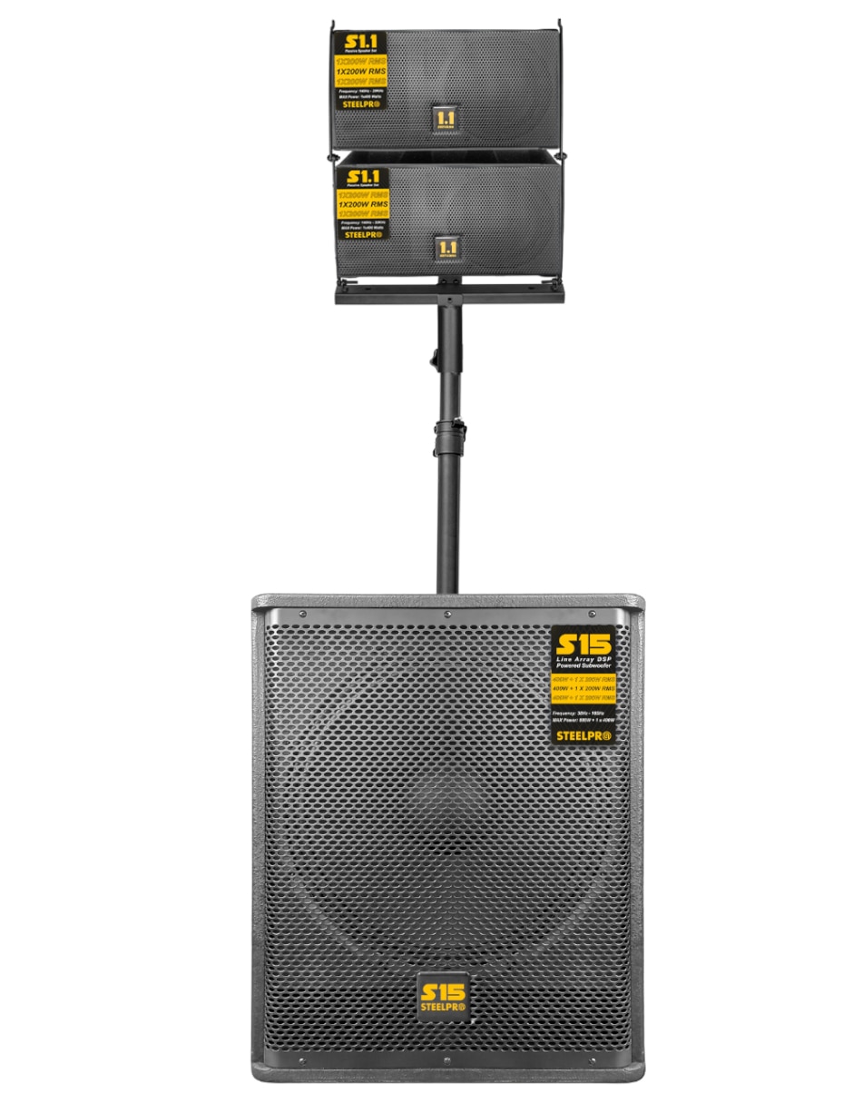 STEELPRO Bafle de piso steelpro s15