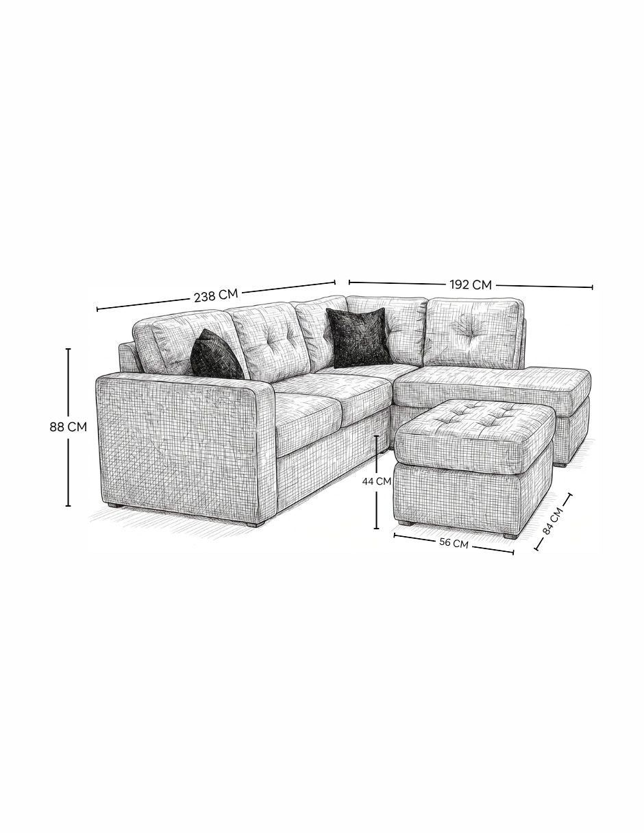 Sala modular Nordam de poliéster 7