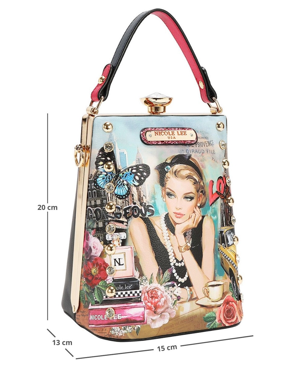 Bolsa crossbody nicole lee sabina imagines para mujer